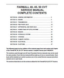 CASE IH FARMALL 40 CVT Tractor Service Repair Manual